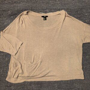 H&M Cropped T-shirt, Dressy